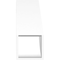 Ekena Millwork 5-in. W x 12-in. D x 12-in. H Del Monte Architectural Grade PVC Knee Brace BRCP05X12X12DEL - alternate 2